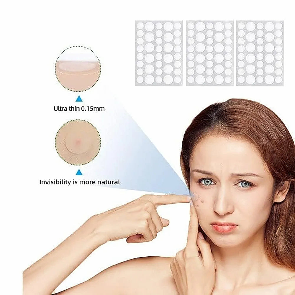 72Pcs Invisible Removal Pimple Anti-Acne Hydrocolloid Patches Spots Marks Concealer Waterproof Repair Sticker